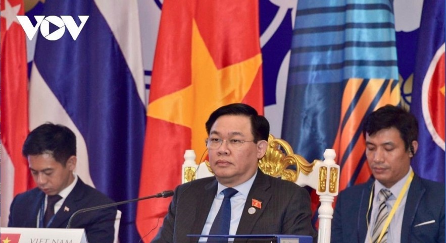 NA Chairman Vuong Dinh Hue attends the 43rd General Assembly of ASEAN Inter-Parliamentary Assembly (AIPA-43)’s first plenary session in Phnom Penh, Cambodia.