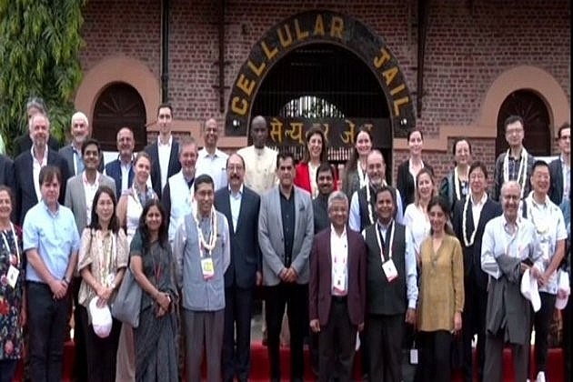 Delegates in Andaman and Nicobar Islands for G20's curtain raiser. (Photo/ANI)