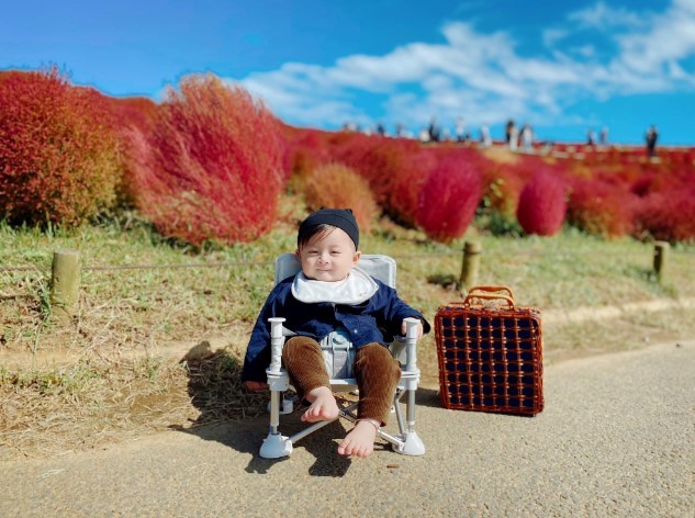 Adorable Viet Toddler Explores Japan