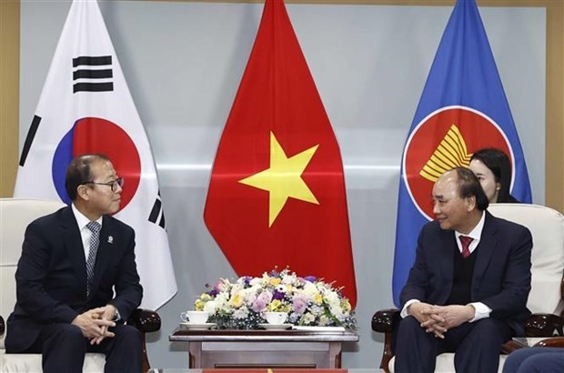 Vietnam's President Meets Friendship, Cooperation Organisations in RoK