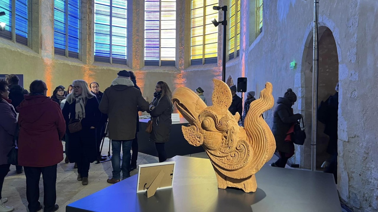 The opening of the Thang Long Imperial Citadel space at Saint-Ayoul church in the ancient city of Provins, will help to promote the two heritages.
