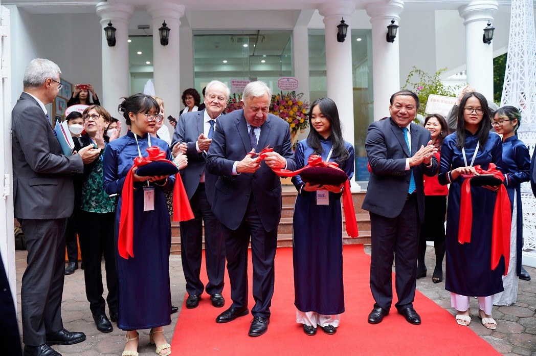 Inaugural ceremony of new headquarters of French Institute in Vietnam 