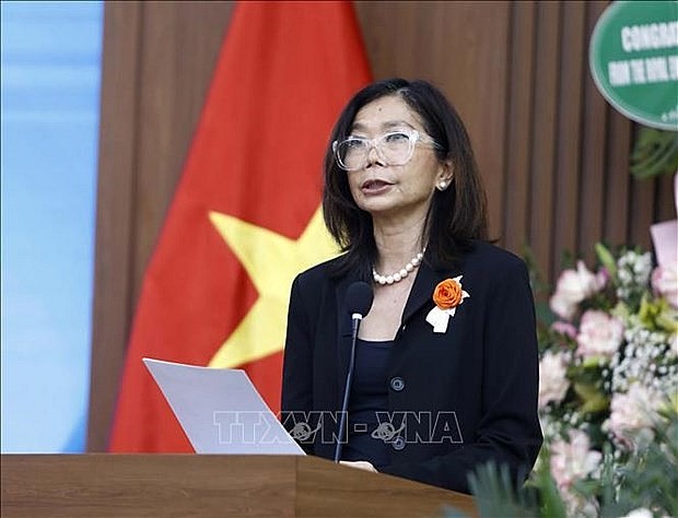 UN Resident Coordinator in Vietnam Pauline Tamesis. Photo: VNA