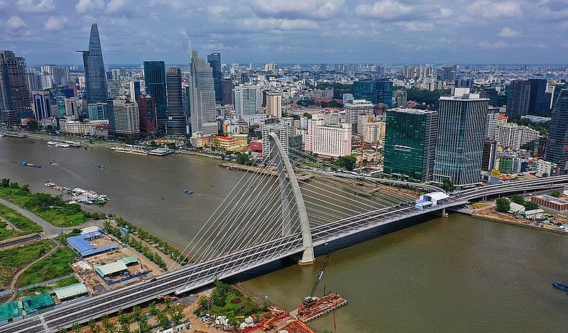 Thu Thiem 2 Bridge in Ho Chi Minh City. Photo: VnExpress