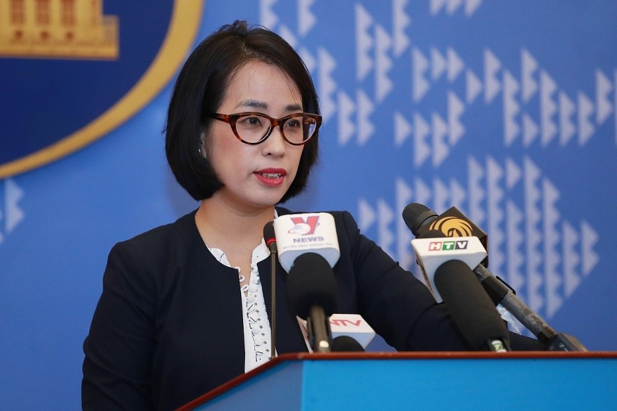 Spokeswoman of the Ministry of Foreign Affairs Pham Thu Hang.