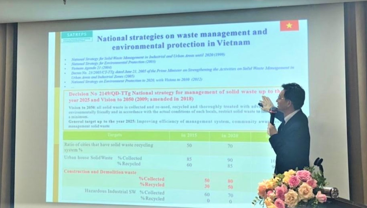 vietnam japans cooperation for construction waste management and recycling in quang ninh province