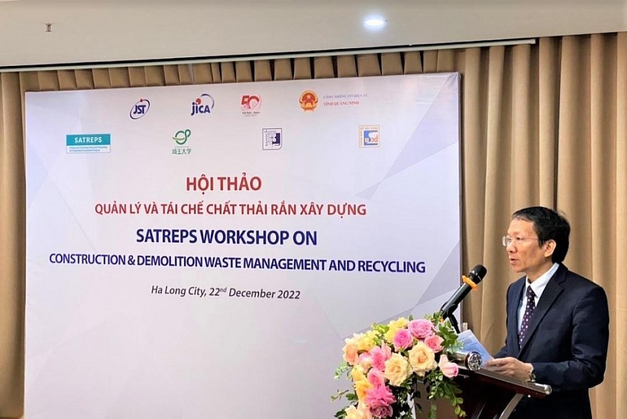 Opening speech by Mr. Nguyen Manh Tuan, Director General of Department of Construction, Quang Ninh province