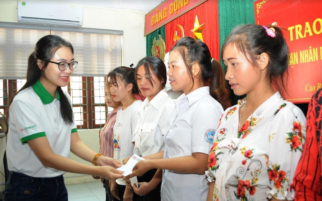 fe credit accompanies and empathizes with cross border trafficked victims