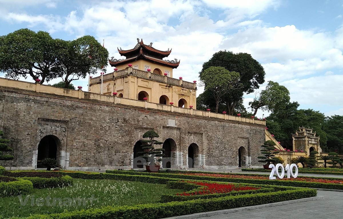 The citadel, a complex of historic imperial buildings located in the centre of Hanoi, was first constructed in 1011 under the reign of King Ly Thai To of the Ly dynasty (1009 – 1225). Photo: VNA