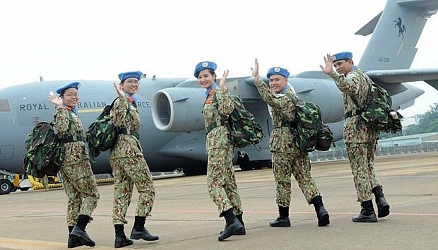 Vietnamese peacekeepers. Photo: VNA