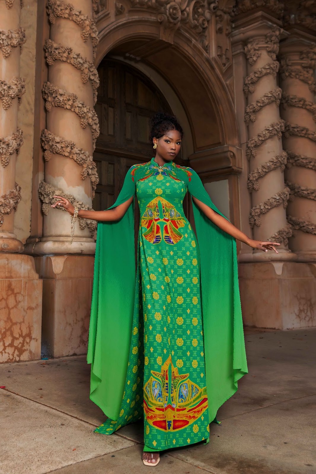 vietnamese designer debuts ao dai collection in usa