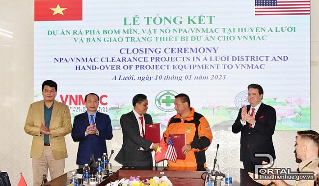 Over 50 Hectares of Land Cleared from UXO in Thua Thien-Hue Province