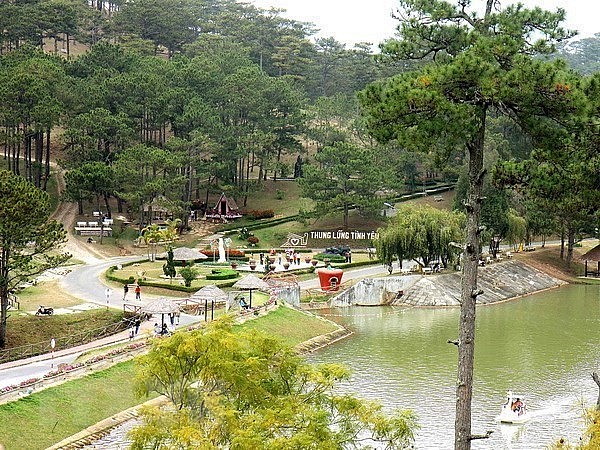 A corner of the Valley of Love in Da Lat (Photo: VNA)