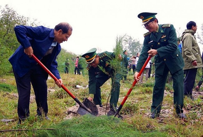 Thua Thien Hue Border Guards Launches New Year Tree Planting Festival