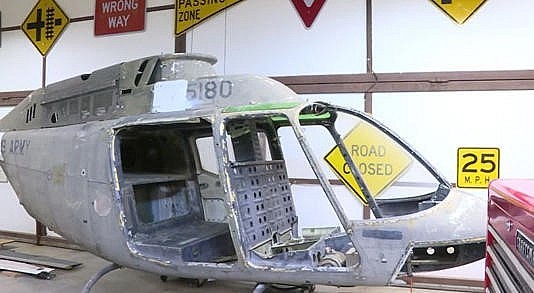 The American Legion in Ellinwood is restoring a Vietnam-era helicopter. © Provided by Wichita-Hutchinson Plus KWCH-DT