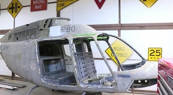 A Vietnam-Era Helicopter Restored by The American Legion in Ellinwood