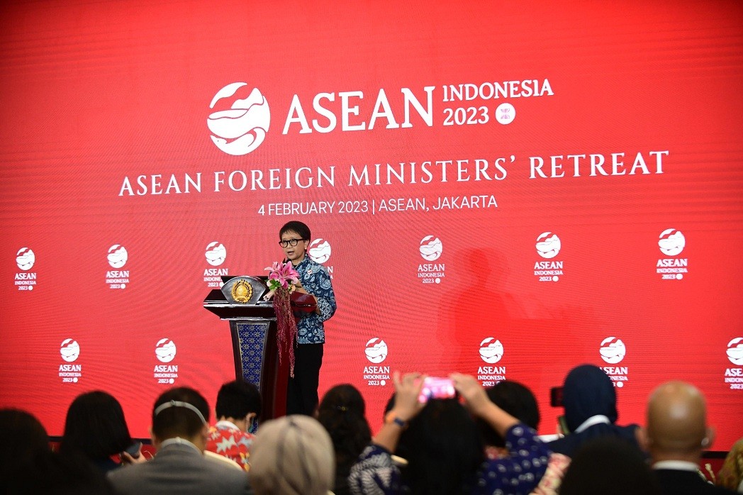 At the press conference for AMM Retreat 2023, Foreign Minister Retno Marsudi of Indonesia highlighted the outcomes of the meeting. 