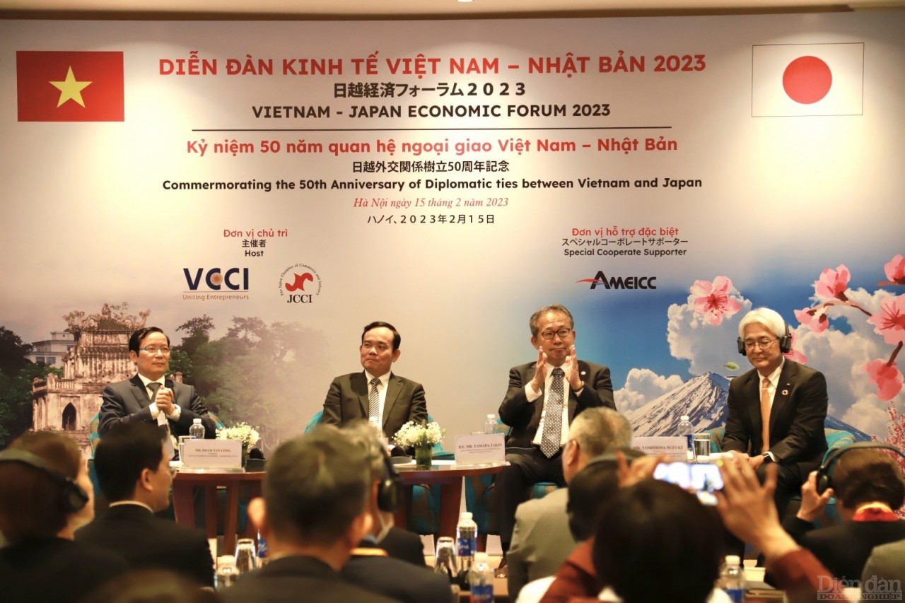 vietnam japan economic forum 2023 creative solutions towards the sustainable cooperation