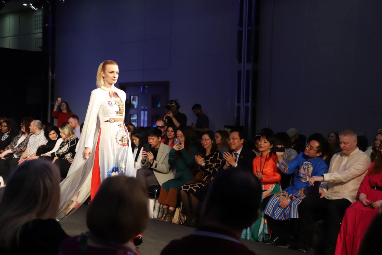 ao dai shines on londons fashion runway