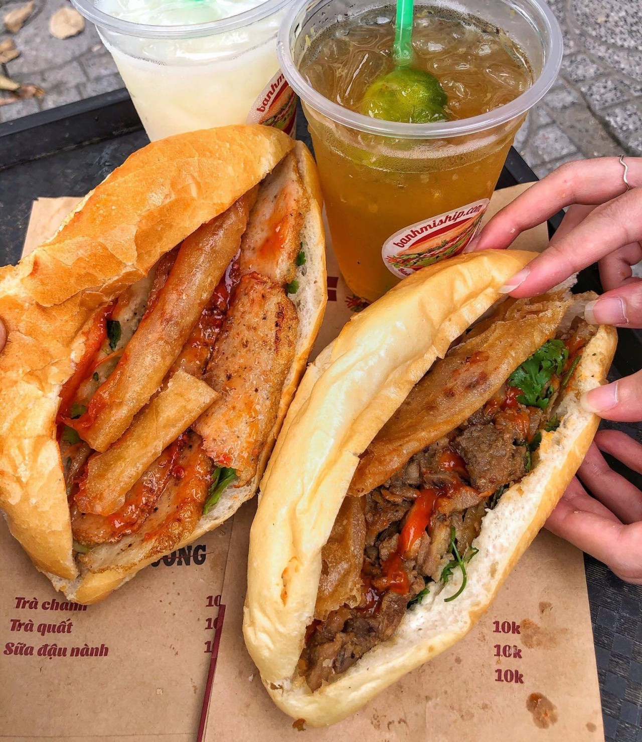 Bánh mì (pronounced 'bun mee') is a popular Vietnamese variety of sandwiches that share the same core ingredient  a baguette.