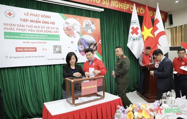 Vietnamese Raises Funds to Support Turkish, Syrian People