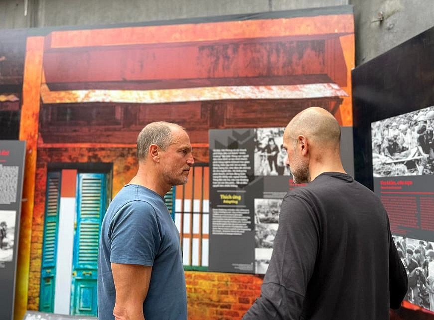 Hollywood Stars Visit Hoa Lo Prison in Hanoi