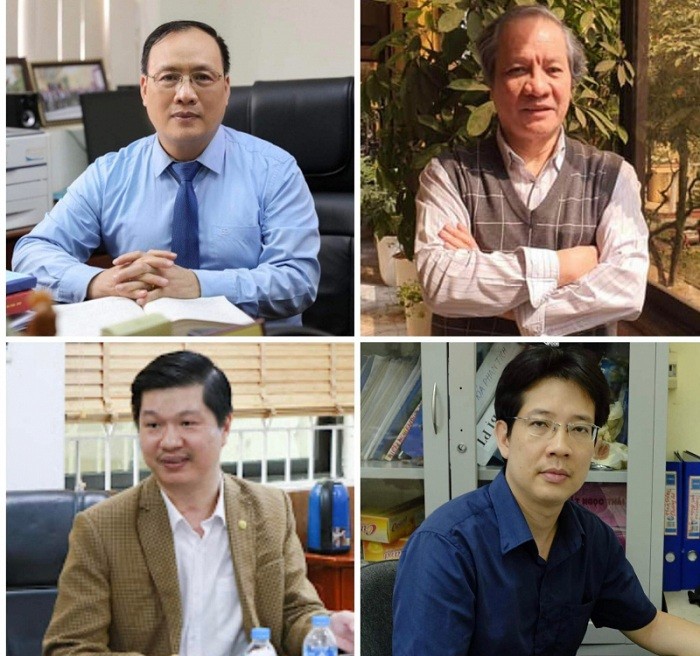 Four scientists from Vietnam National University-Hanoi (Photo: vnu.edu.vn