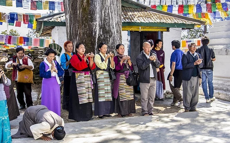 Origins of Bumchu Buddhist Festival at Tashiding Monastery in Sikkim