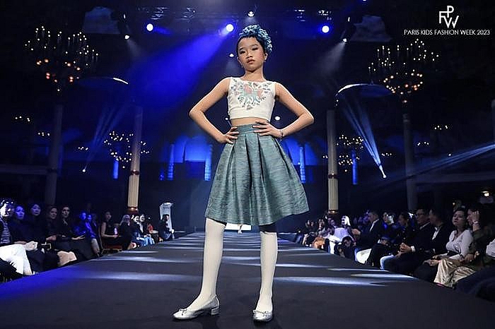First Vietnamese Child Model to Perform at Paris Fashion Week