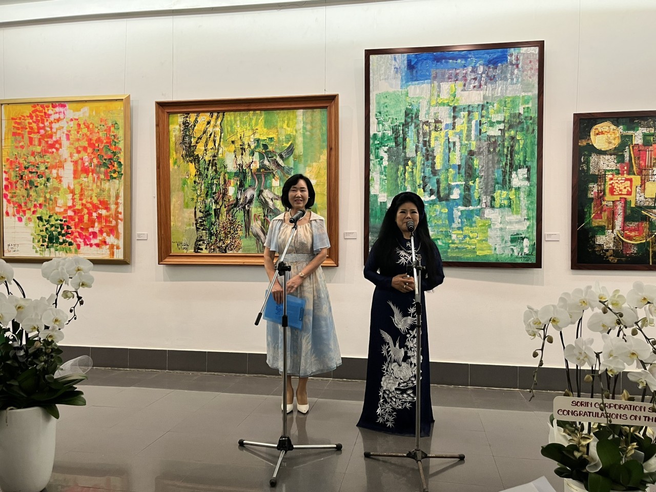 The Journey of Color between Two Vietnamese, Korean Painters