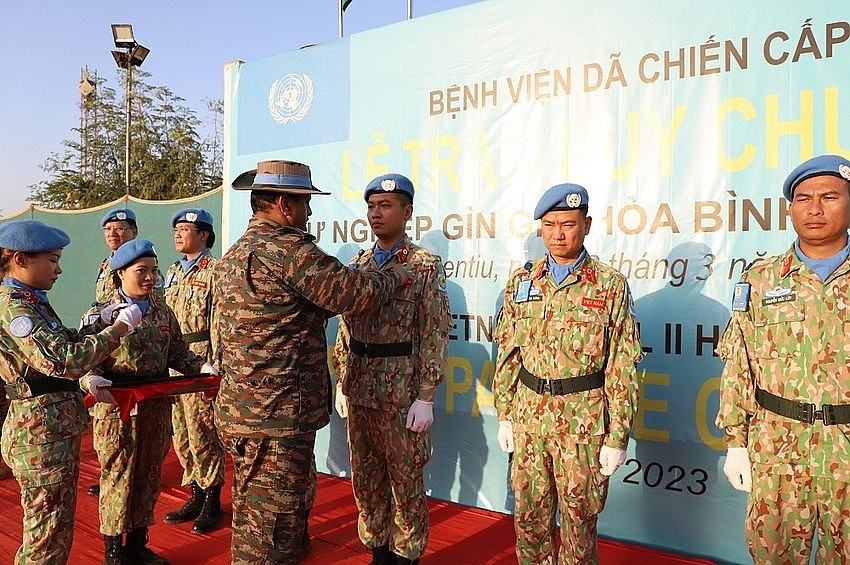 Vietnamese soldiers in UN's peacekeeping operations are messengers of  progress