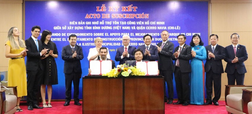 chile supports vietnam to embellish ho chi minh park