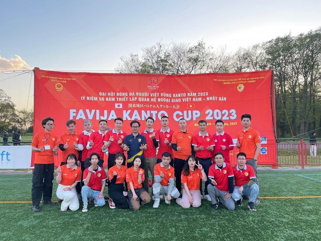 Football Game Held for Vietnamese Community in Japan