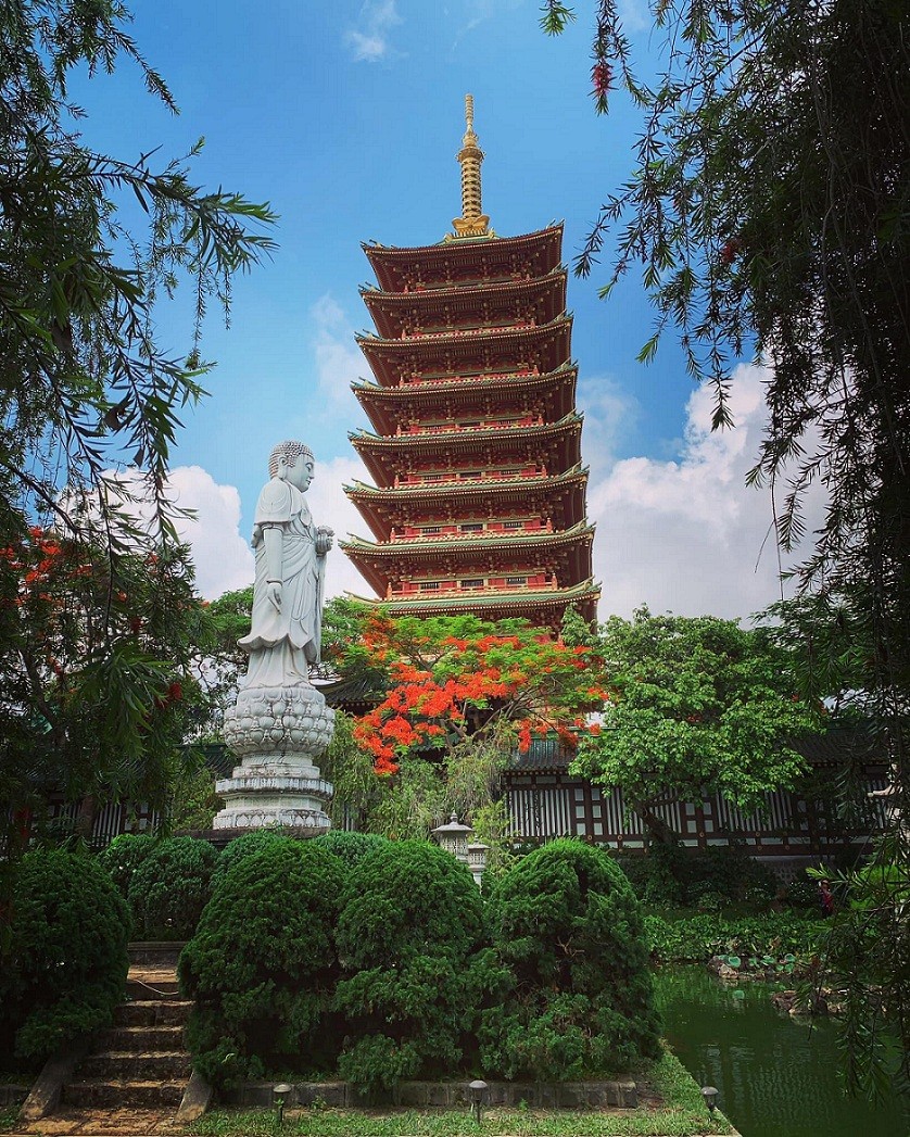 A corner of Minh Thanh Pagoda. Photo: Linh Nguyen