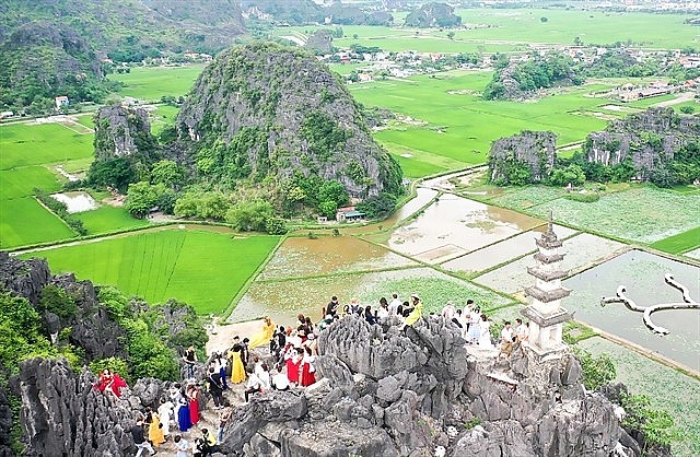 An image of Ninh Bình’s beauty. The province has the most competitive hotel room rates in April. – VNA/VNS Photo Ninh Đức Phương