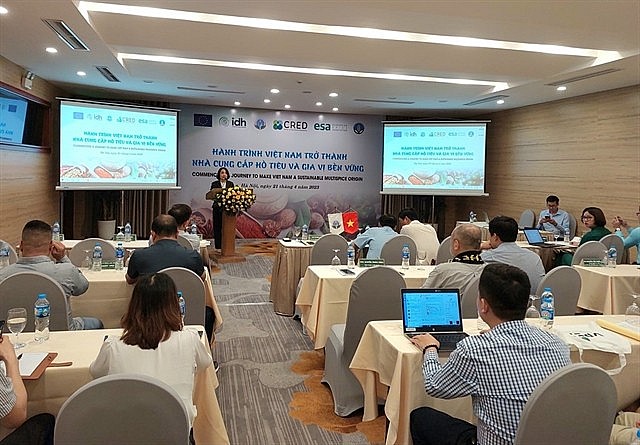 The conference on the country’s journey to becoming a sustainable multispice origin taking place in Hà Nội on Friday. Photo: bnews.vn