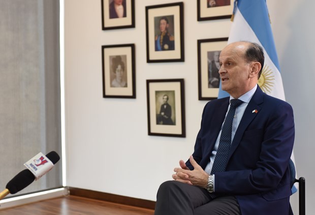 Argentinian Ambassador to Vietnam Luis Pablo Maria Beltramino. Photo: VNA