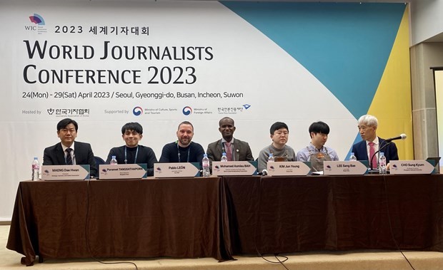 World Journalists Conference 2023 opens in Seoul, the Republic of Korea. Photo: Nguyen Yen