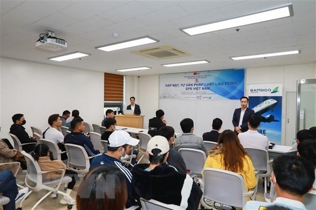 At a gathering to provide legal consultancy for Vietnamese guest workers in Gyeonggi province and surrounding areas. Photo: VNA