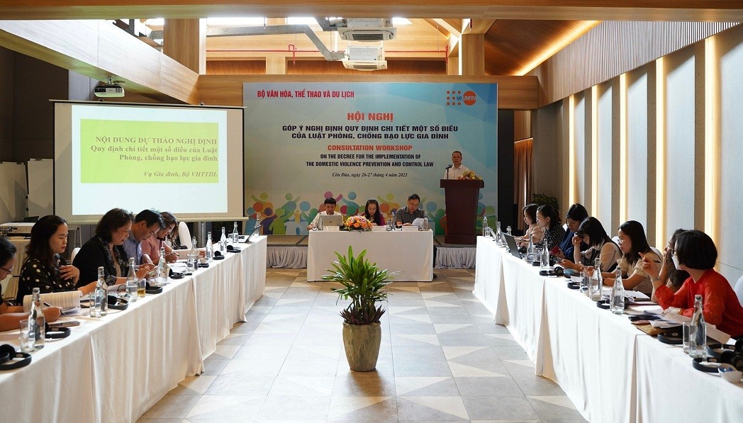 Consultation Workshop for the Decree on the implementation of the 2022 Law on Domestic Violence Prevention and Control