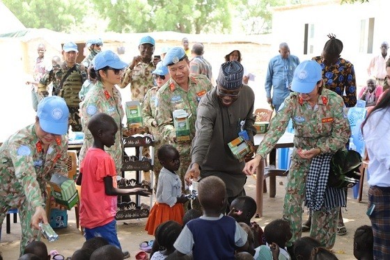 Vietnam Engineers Build Classrooms for Abyei Children