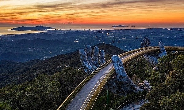 Golden Bridge in Da Nang city (Photo: danang.gov.vn)