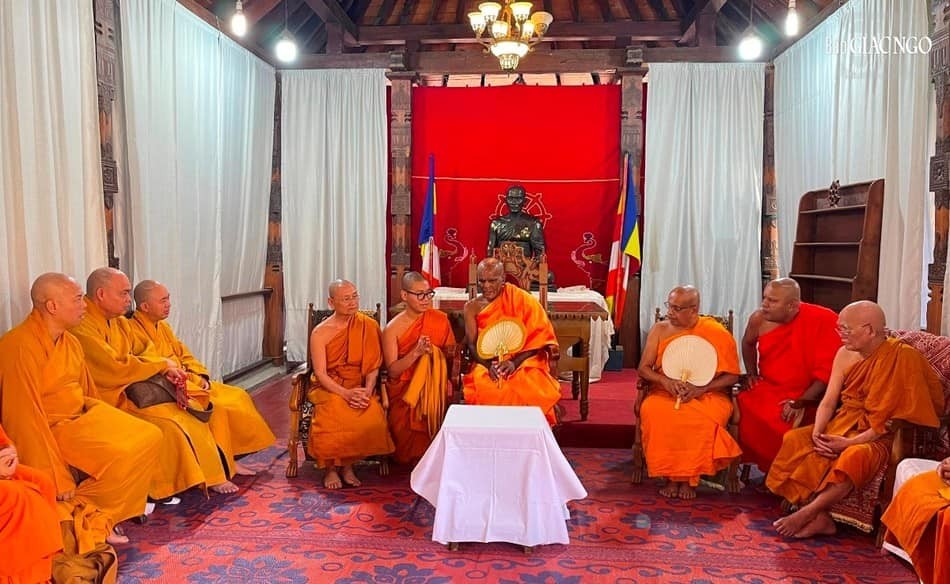 Vietnam Buddhist Sangha's Delegation Visits Sri Lanka to Strengthen Cooperation