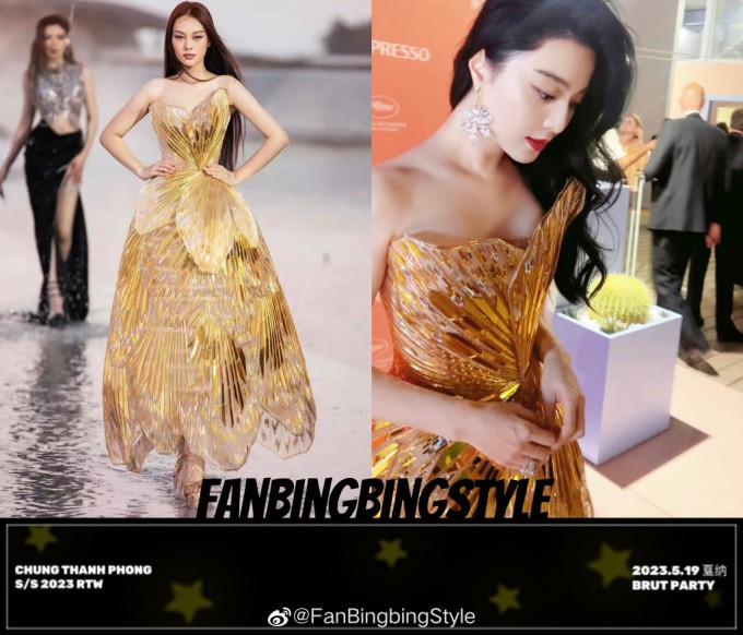 photos celebrity wears dresses of vietnamese designer at cannes film festival