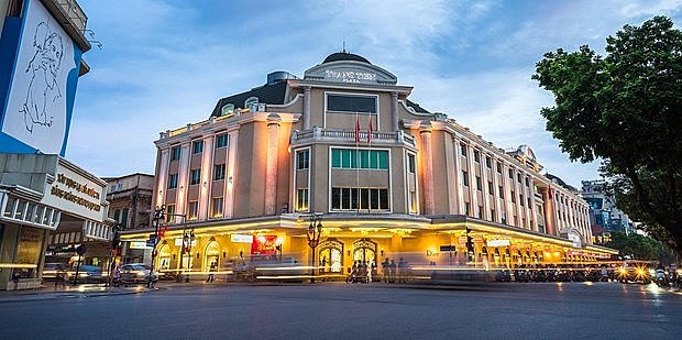 Trang Tien Plaza - the first and only luxury shopping centre in Vietnam (Photo: VNA)