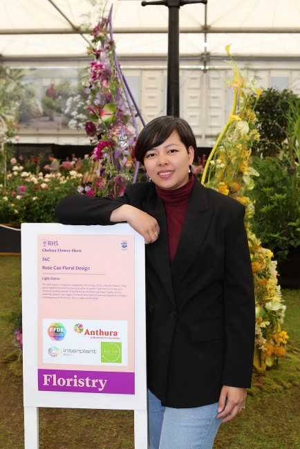 First Vietnamese Expat to Win High Prize at Chelsea Flower Show 2023