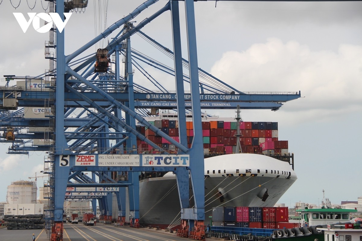 Cai Mep port is named among most effective container seaports worldwide. Source: VOV