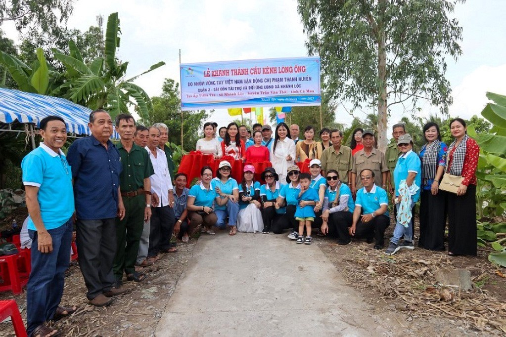 HCM City's Charity Group Builds Two Bridges in Ca Mau Province