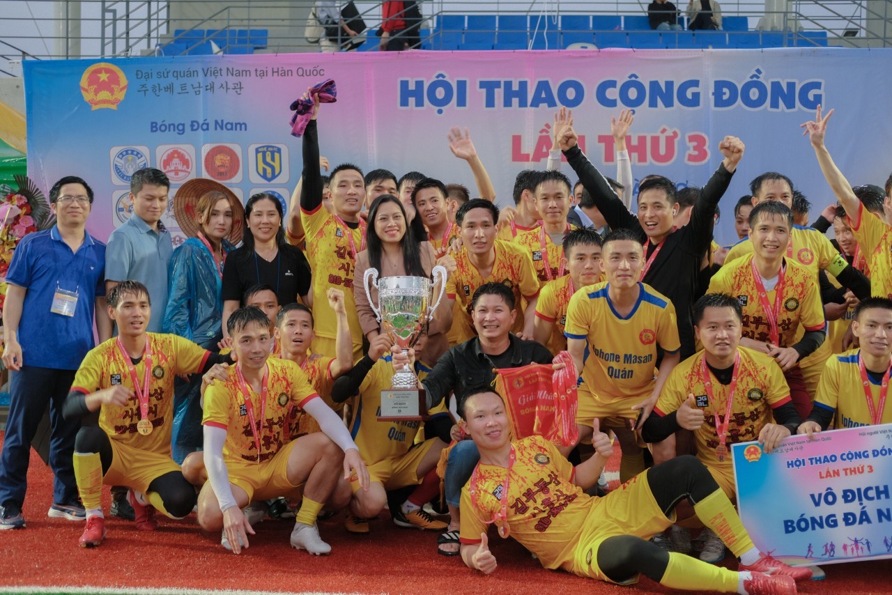 sport festival boosts ties between vietnamese expats in rok