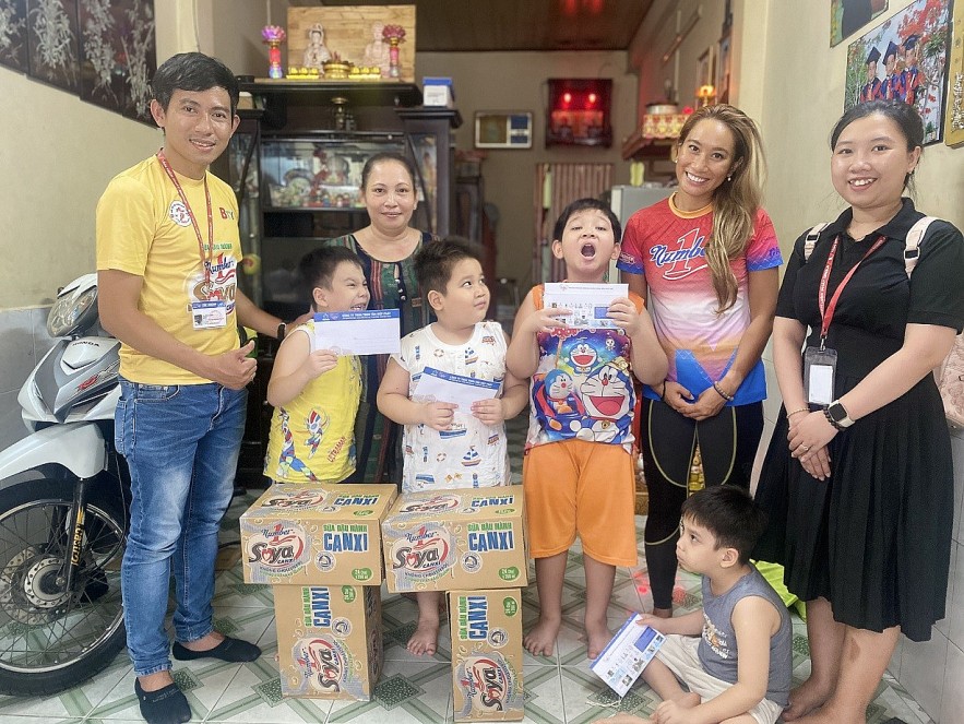 Tan Hiep Phat Group visits orphaned children supported by 